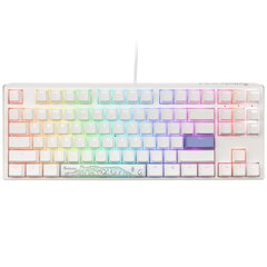 Игровая клавиатура Ducky ONE 3 Classic Pure White SF 65% RGB Hot-Swap, US, MX Clear Switch цена и информация | Клавиатуры | kaup24.ee