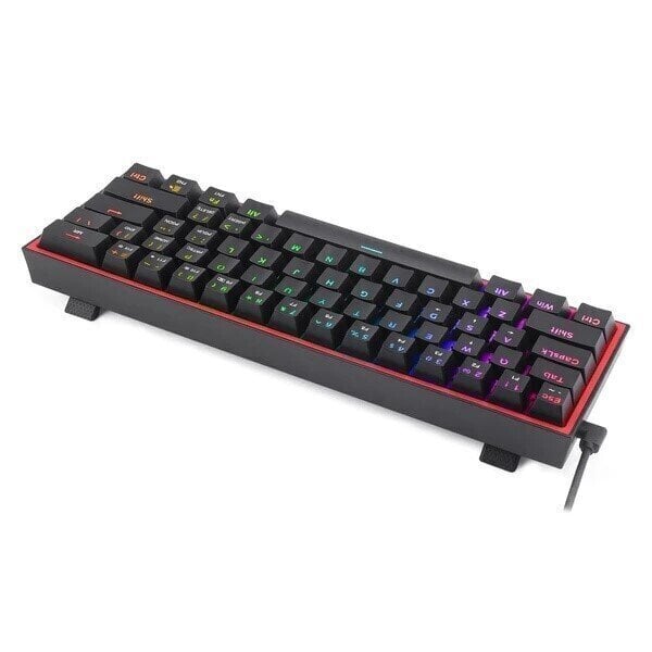 Mänguklaviatuur Redragon Fizz K617 RGB, must hind ja info | Klaviatuurid | kaup24.ee