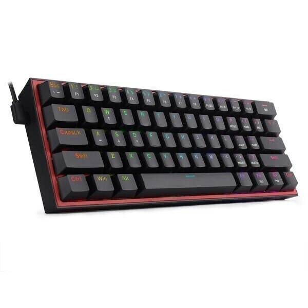 Mänguklaviatuur Redragon Fizz K617 RGB, must hind ja info | Klaviatuurid | kaup24.ee