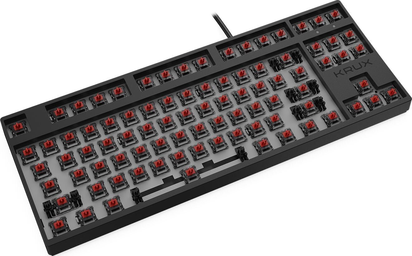 Krux Atax RGB Outemu Red hind ja info | Klaviatuurid | kaup24.ee