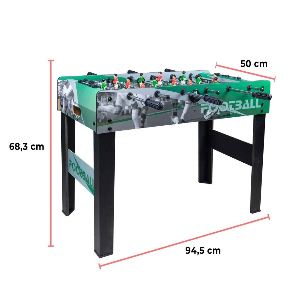 Prosport Lauajalgpall 94,5 x 50 x 68,3 cm hind ja info | Lauajalgpall | kaup24.ee