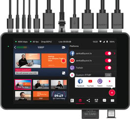 YoloLiv устройство для прямого эфира YoloBox Pro Multicam Live Streamу цена и информация | Зарядные устройства | kaup24.ee