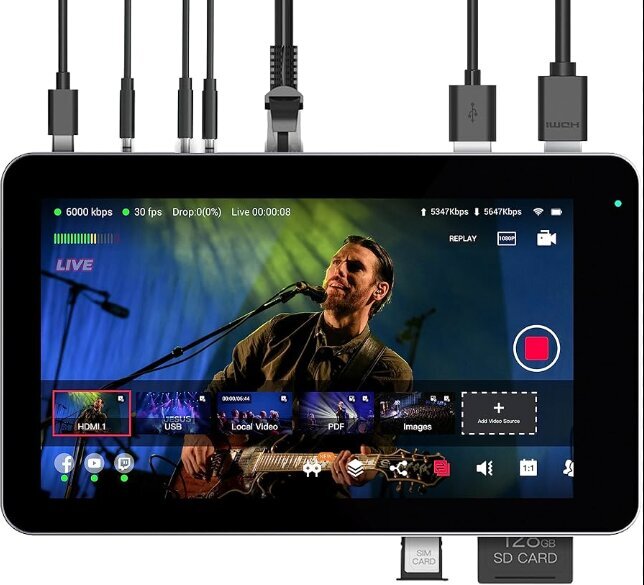 YoloLiv YoloBox Mini Portable Live Stream Studio цена и информация | Videokaamerate lisatarvikud | kaup24.ee