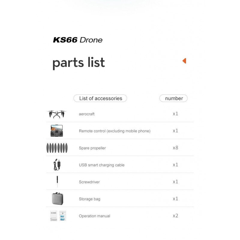 KS66 droon 8K HD kaameraga, 5G Wi-Fi hind ja info | Droonid | kaup24.ee