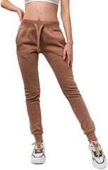 Спортивные брюки J.Style для женщин 68CK01-157, коричневый цена и информация | Штаны женские | kaup24.ee