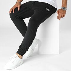 Reebok спортивные брюки Ri Ft Left Logo Black 100065295, черный цена и информация | Мужская спортивная одежда | kaup24.ee