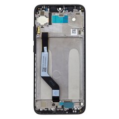 LCD Display + Touch Unit + Front Cover for Xiaomi Redmi Note 7 Black цена и информация | Запчасти для телефонов и инструменты для их ремонта | kaup24.ee