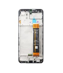 LCD display + Touch Unit + Front Cover Samsung A236 Galaxy A23 5G Black цена и информация | Запчасти для телефонов и инструменты для их ремонта | kaup24.ee