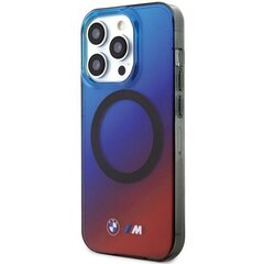 BMW BMHMP15XHTTG iPhone 15 Pro Max 6.7" czerwono-niebieski|red blue hardcase M Gradient MagSafe цена и информация | Чехлы для телефонов | kaup24.ee