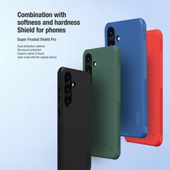 Nillkin Super Frosted PRO Back Cover for Xiaomi Redmi Note 13 Pro 5G|Poco X6 5G Deep Green цена и информация | Чехлы для телефонов | kaup24.ee