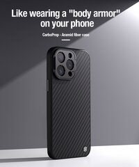 Nillkin CarboProp Aramid Magnetic Case for Apple iPhone 13 Pro Max Black цена и информация | Чехлы для телефонов | kaup24.ee