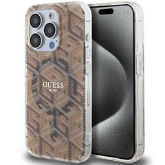 Guess GUHMP15XHGCUSTGP iPhone 15 Pro Max 6.7" różowy|pink hardcase IML GCube MagSafe цена и информация | Чехлы для телефонов | kaup24.ee