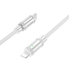 Borofone Cable BU40 Advantage - USB to Type C - 3A 1,2 metres grey цена и информация | Кабели для телефонов | kaup24.ee