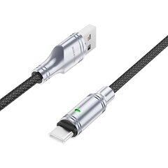 Borofone Cable BU40 Advantage - USB to Type C - 3A 1,2 metres grey цена и информация | Кабели для телефонов | kaup24.ee