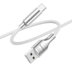 Borofone Cable BU40 Advantage - USB to Type C - 3A 1,2 metres grey цена и информация | Кабели для телефонов | kaup24.ee