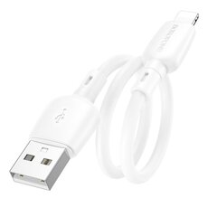 Borofone Cable BX93 Super Power - USB to Lightning - PD 20W 0,25 metres white цена и информация | Кабели для телефонов | kaup24.ee