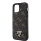 Guess PU Leather 4G Triangle Metal Logo Case hind ja info | Telefoni kaaned, ümbrised | kaup24.ee