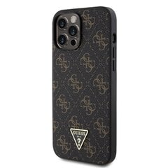 Guess PU Leather 4G Triangle Metal Logo Case hind ja info | Telefoni kaaned, ümbrised | kaup24.ee