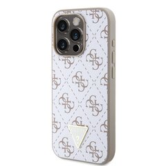 Guess PU Leather 4G Triangle Metal Logo Case for iPhone 13 Pro Max Black цена и информация | Чехлы для телефонов | kaup24.ee