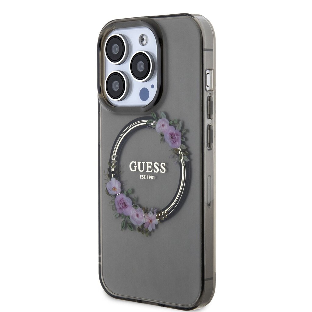 Guess TPU Flowers Ring Glossy Logo цена и информация | Telefoni kaaned, ümbrised | kaup24.ee