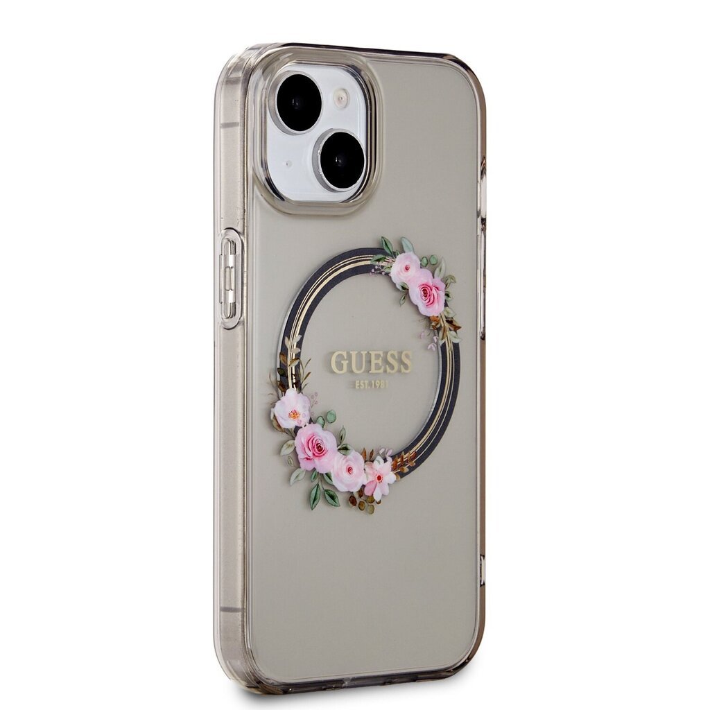 Guess TPU Flowers Ring Glossy Logo hind ja info | Telefoni kaaned, ümbrised | kaup24.ee