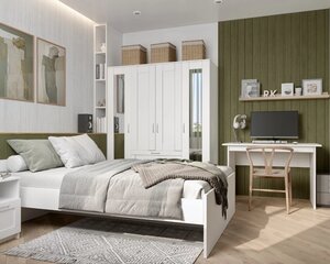 Односпальная кровать Orion 90x200 см, белый цена и информация | Кровати | kaup24.ee
