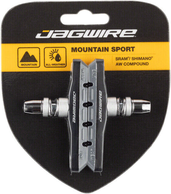 Jalgratta piduriklotsid (paar), Jagwire Mountain Sport JS908TG hind ja info | Muud jalgratta varuosad | kaup24.ee