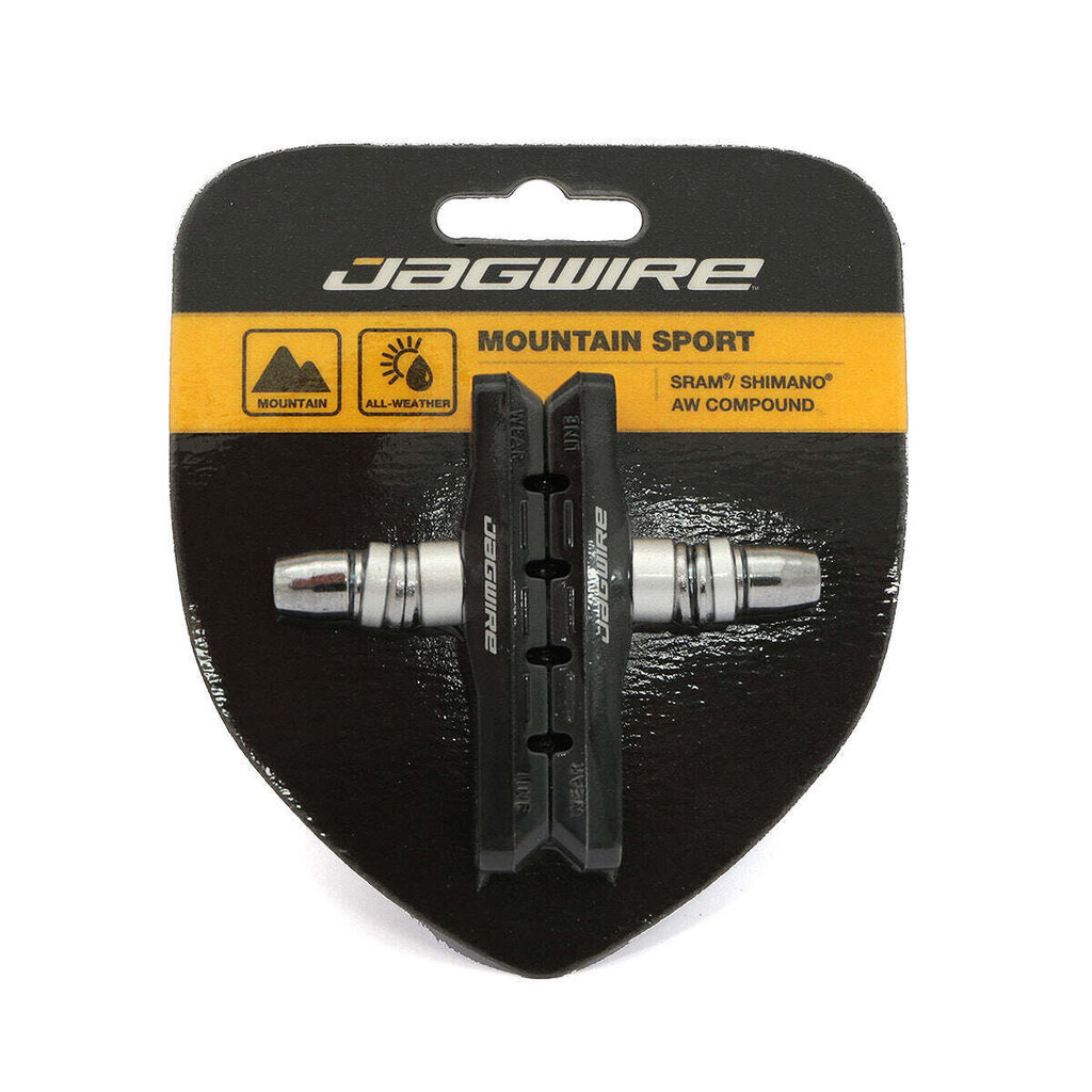 Jalgratta piduriklotsid (paar), Jagwire Mountain Sport JS908T hind ja info | Muud jalgratta varuosad | kaup24.ee