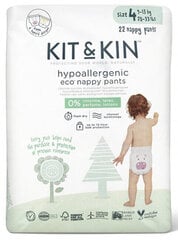 Püksmähkmed Kit & Kin, 4(9-15 kg), 22 tk hind ja info | Mähkmed | kaup24.ee