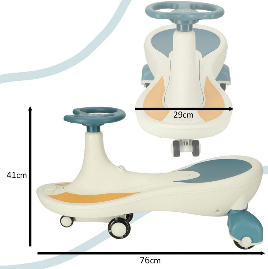 LED-ratastega lükatav tasakaaluliikur 4939 hind ja info | Imikute mänguasjad | kaup24.ee