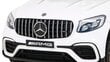 Ühekohaline elektriauto lastele Mercedes Benz GLC63S, valge цена и информация | Laste elektriautod | kaup24.ee