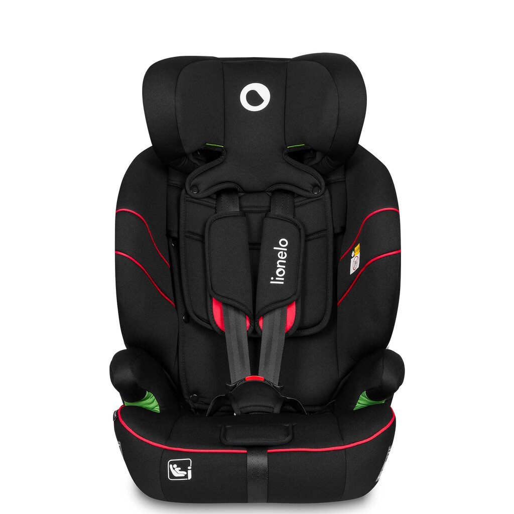 Turvatool Lionelo Levi i-Size, 9-36 kg, Sporty Black цена и информация | Turvatoolid | kaup24.ee