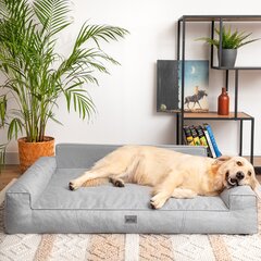 Лежак для домашних животных Doggy Glamour, разные размеры, серый цвет цена и информация | Лежаки, домики | kaup24.ee