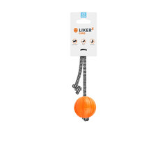 Интерактивная игрушка для собак Doggy Liker Cord, 9 см, оранжевый цвет цена и информация | Игрушки для собак | kaup24.ee