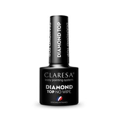 Claresa Top Diamond No Wipe верхний слой гель-лака, 5 г цена и информация | Лаки для ногтей, укрепители для ногтей | kaup24.ee