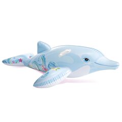Täispuhutav delfiin mänguasi, 175 x 66 cm, sinine hind ja info | Täispuhutavad veemänguasjad ja ujumistarbed | kaup24.ee