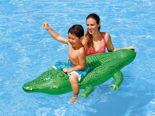 Täispuhutav alligaator Intex, 168 x 86 cm. hind ja info | Täispuhutavad veemänguasjad ja ujumistarbed | kaup24.ee