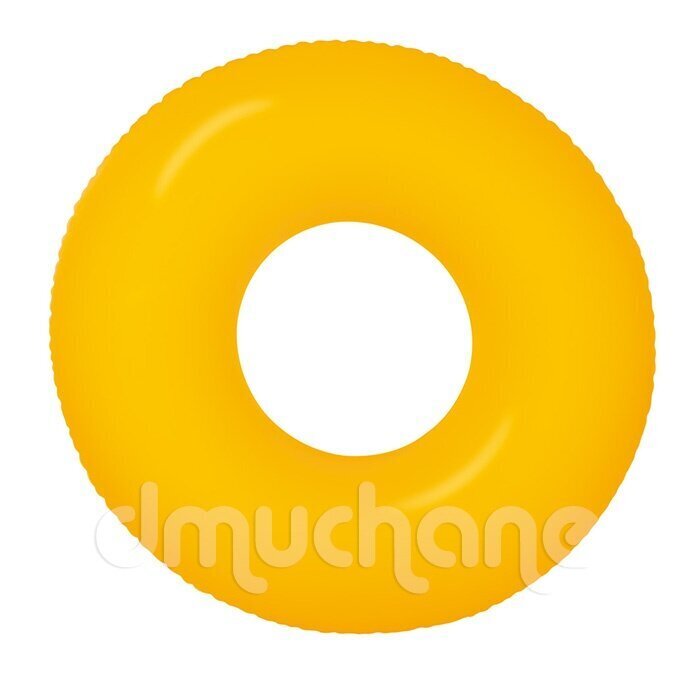Ujumisrõngas Intex, Ø 91 cm, kollane hind ja info | Täispuhutavad veemänguasjad ja ujumistarbed | kaup24.ee