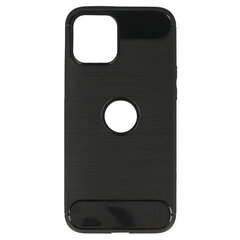 Задний чехол Carbon iPhone 12/12 Pro, черный цена и информация | Чехлы для телефонов | kaup24.ee