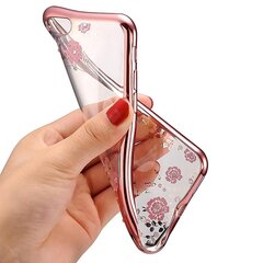 Задний чехол Diamond Flower для Samsung Galaxy A41, золотистый цена и информация | Чехлы для телефонов | kaup24.ee
