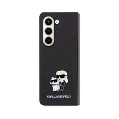 KARL LAGERFELD для Samsung Galaxy Z Fold 5 5G (7,6″) (Saffiano K&C PIN) — Черный цена и информация | Чехлы для телефонов | kaup24.ee