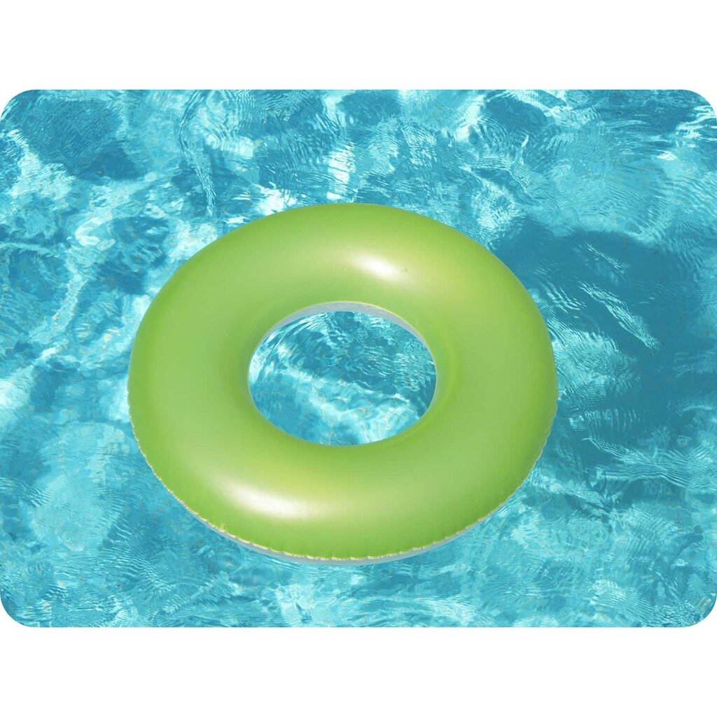 Ujumisrõngas Bestway, 76 cm, roheline hind ja info | Täispuhutavad veemänguasjad ja ujumistarbed | kaup24.ee