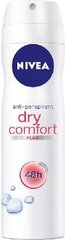 Higistamisvastane sprei Nivea Dry Comfort, 150 ml hind ja info | Deodorandid | kaup24.ee