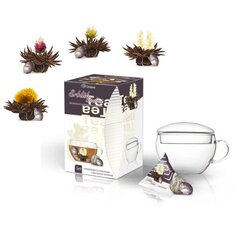 Чайный набор «Цветущий» с чашкой Черный, 8 шт. цена и информация | Чай | kaup24.ee