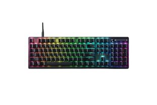 Juhtmega mänguklaviatuur Razer DeathStalker V2, RGB, LED, USB, DE, lineaarne optiline punane lüliti, must hind ja info | Klaviatuurid | kaup24.ee