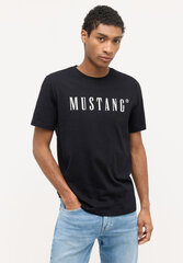 Мужская футболка Mustang, черная цена и информация | Мужские футболки | kaup24.ee