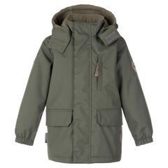 Lenne parka lastele 45 g Cliff 24234*330, oliiv 4741593518218 hind ja info | Poiste joped | kaup24.ee