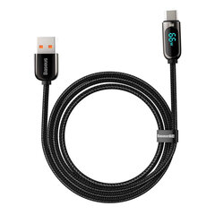 Цифровой кабель Baseus типа USB-C, 66 Вт, 1 м цена и информация | Borofone 43757-uniw | kaup24.ee