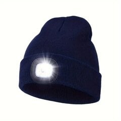 Talvemüts Led lambiga цена и информация | Мужские шарфы, шапки, перчатки | kaup24.ee
