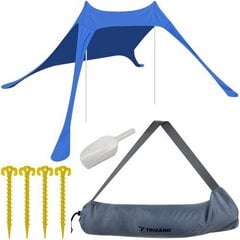 Палатка пляжная Trizand, синяя цена и информация | Палатки | kaup24.ee